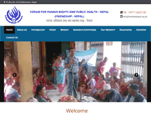 Tablet Screenshot of friendshipnepal.org.np